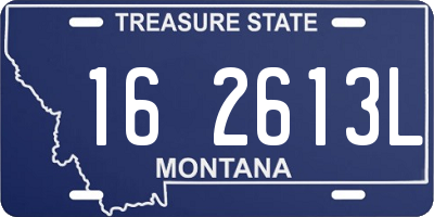 MT license plate 162613L