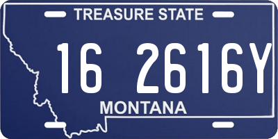 MT license plate 162616Y