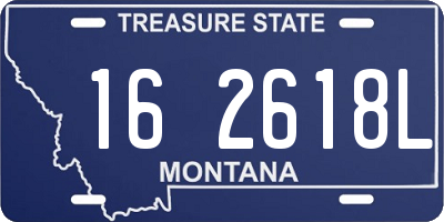 MT license plate 162618L