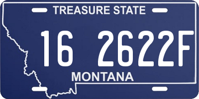 MT license plate 162622F