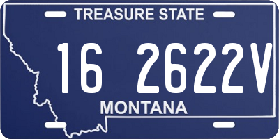 MT license plate 162622V