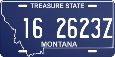 MT license plate 162623Z