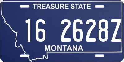 MT license plate 162628Z