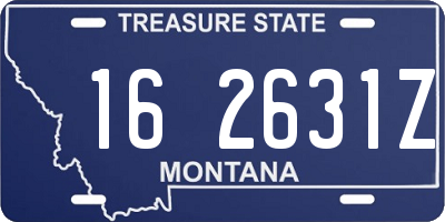 MT license plate 162631Z