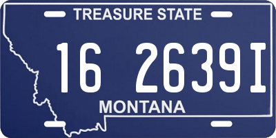 MT license plate 162639I