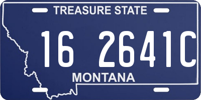 MT license plate 162641C