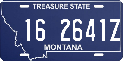 MT license plate 162641Z