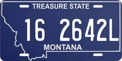 MT license plate 162642L