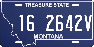 MT license plate 162642V