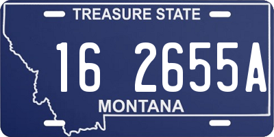 MT license plate 162655A