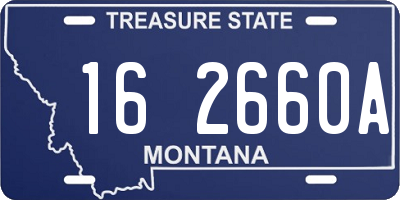 MT license plate 162660A