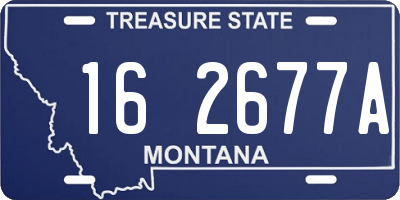 MT license plate 162677A