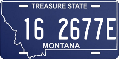 MT license plate 162677E