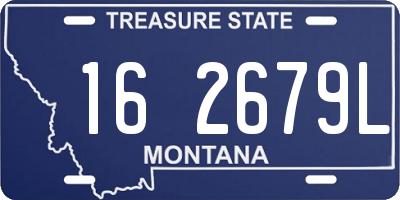 MT license plate 162679L