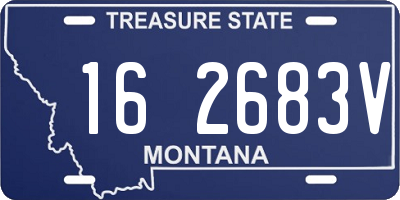 MT license plate 162683V