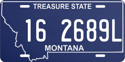 MT license plate 162689L