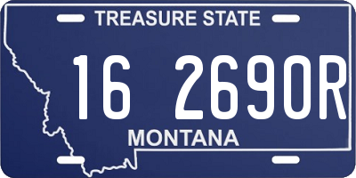 MT license plate 162690R