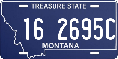 MT license plate 162695C