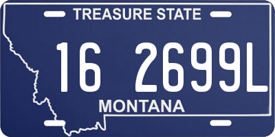MT license plate 162699L