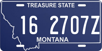 MT license plate 162707Z