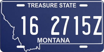 MT license plate 162715Z
