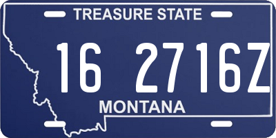 MT license plate 162716Z