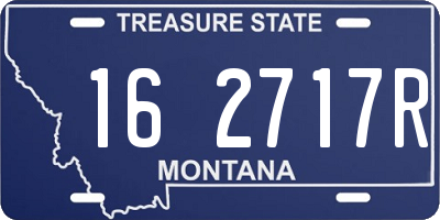 MT license plate 162717R