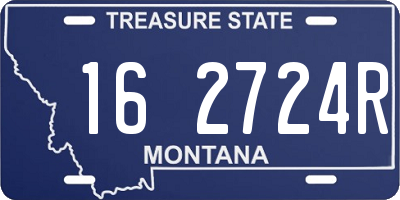 MT license plate 162724R