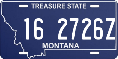 MT license plate 162726Z
