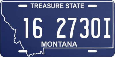 MT license plate 162730I