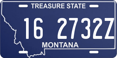 MT license plate 162732Z