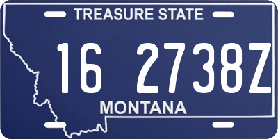 MT license plate 162738Z