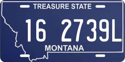 MT license plate 162739L
