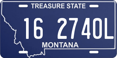 MT license plate 162740L