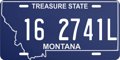MT license plate 162741L