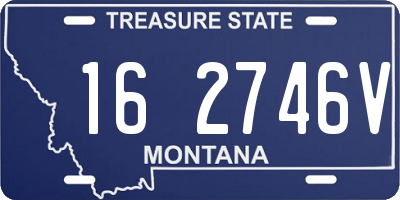 MT license plate 162746V