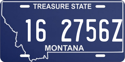 MT license plate 162756Z