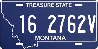 MT license plate 162762V