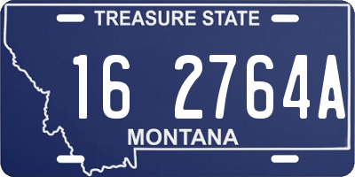 MT license plate 162764A