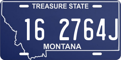 MT license plate 162764J