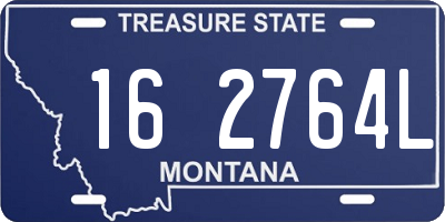 MT license plate 162764L