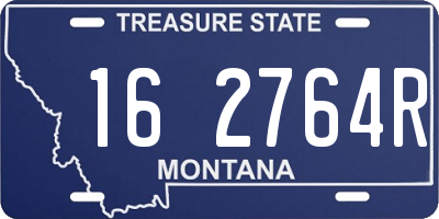 MT license plate 162764R