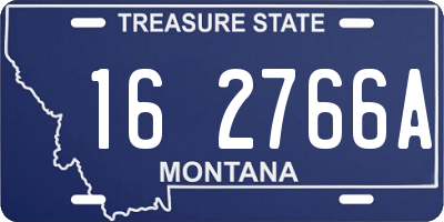 MT license plate 162766A