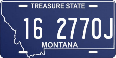 MT license plate 162770J