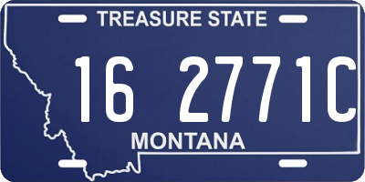 MT license plate 162771C