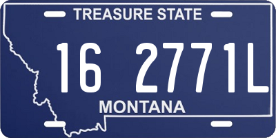 MT license plate 162771L