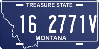 MT license plate 162771V