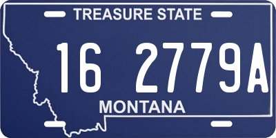MT license plate 162779A
