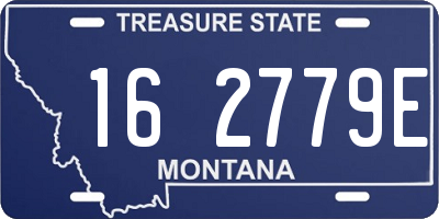 MT license plate 162779E