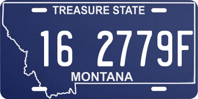 MT license plate 162779F